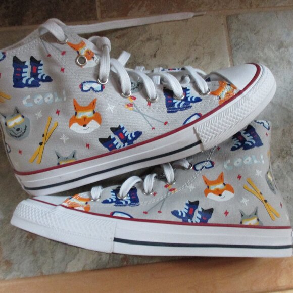 New Converse Wolf Pack Hi Top Shoes Youth 6 Womens 8 - Picture 2 of 13